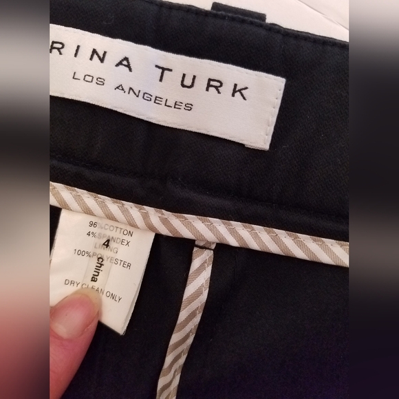 Trina Turk Los Angeles Black Dress Pants Size 4 - Picture 17 of 17